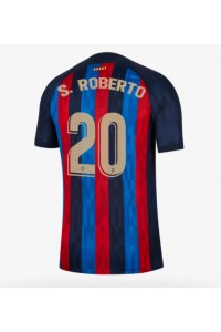Barcelona Sergi Roberto #20 Fotballdrakt Hjemme Klær 2022-23 Korte ermer